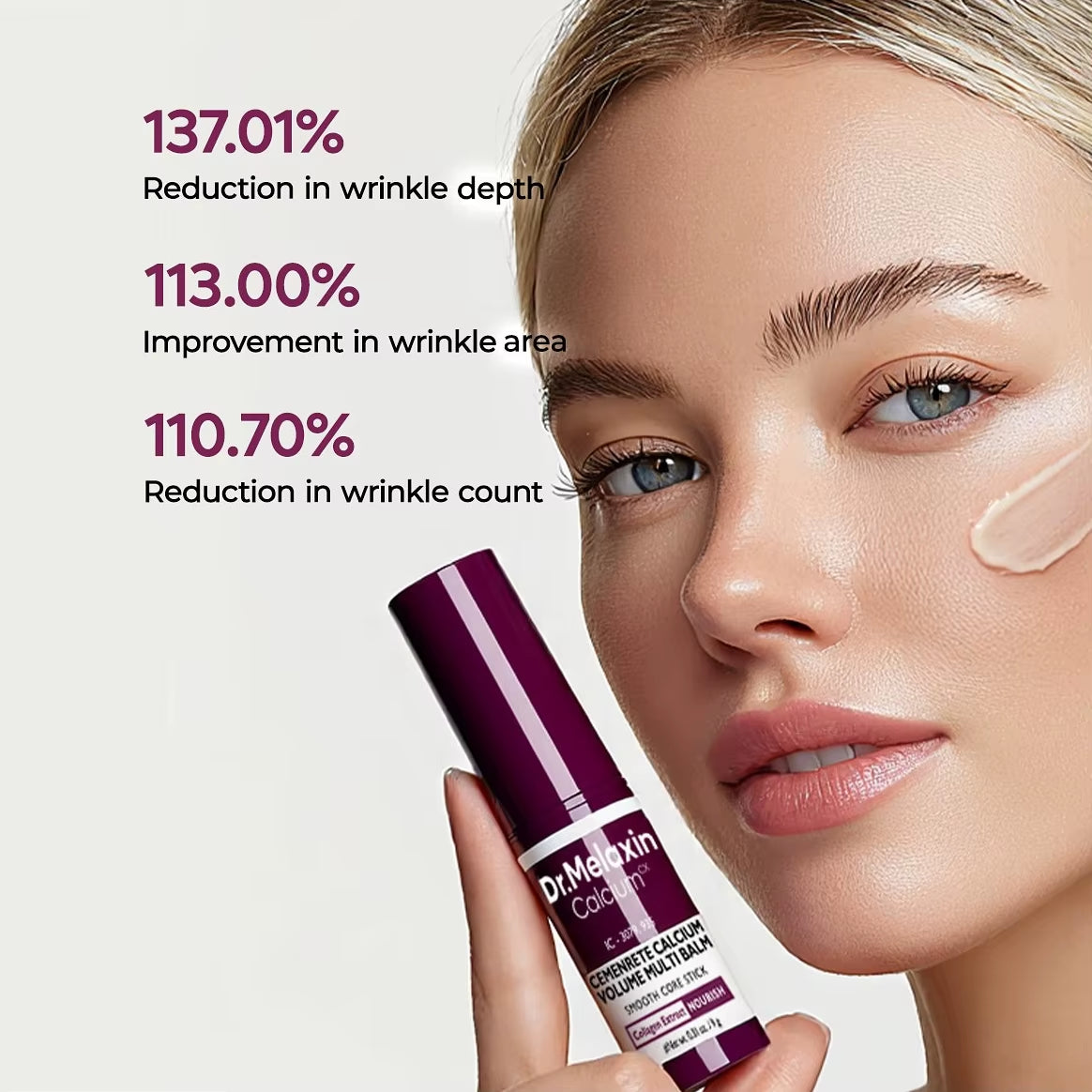 Dr. Melaxin Firming Eye and Lip Moisturizing Cream Reduces Fine Lines Dark Circles Wrinkle-Removing Moisturizes Eye Skin